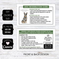 service dog handler ada information card